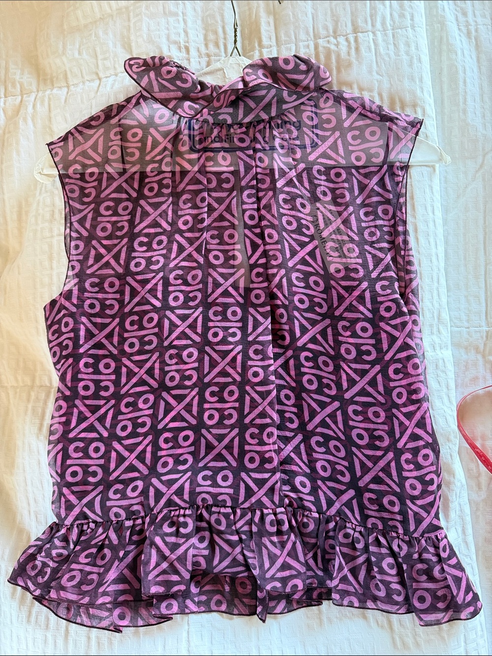 Chanel Vintage Silk Sleeveless Top